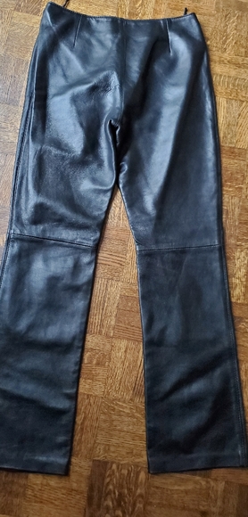 Black leather pants - Picture 2 of 7